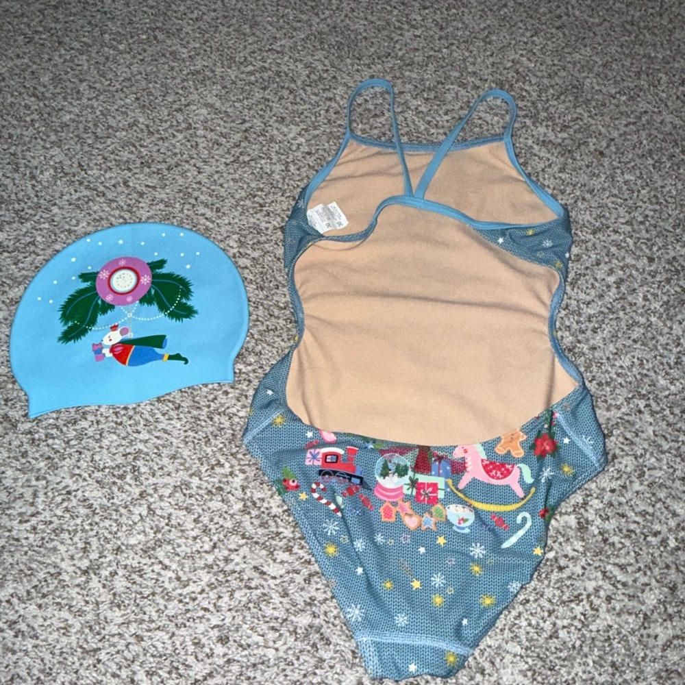 Sporti Christmas One Piece Swimsuit - size 30 - Picture 2 of 3